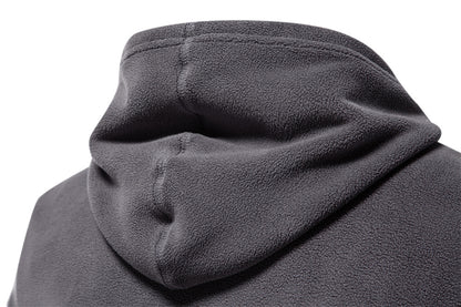 Men's Polar Fleece Hoodie: Ultimate Winter Warmth Additional Image 8