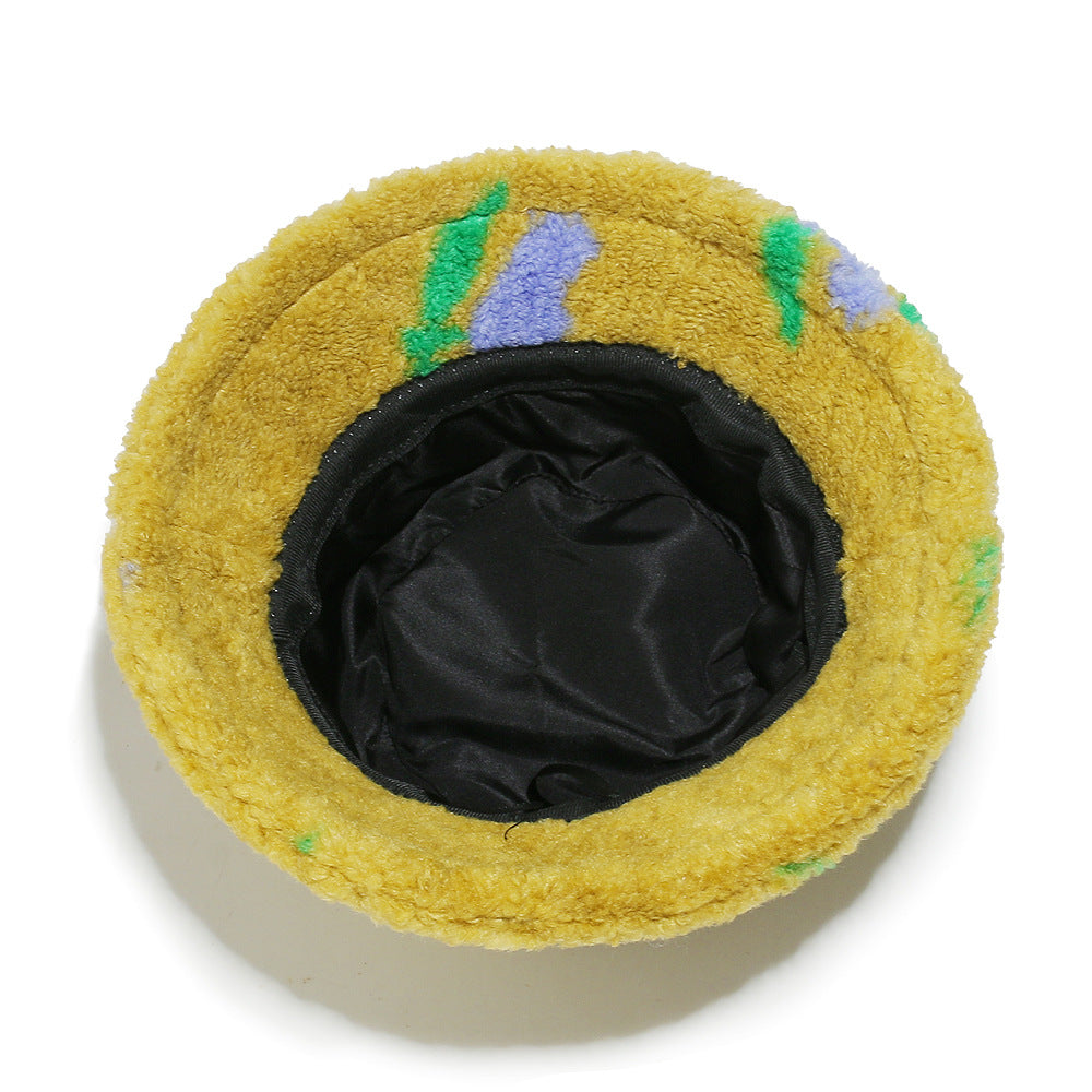 Cozy Floral Fleece Bucket Hat - Winter Warmth Additional Image 8