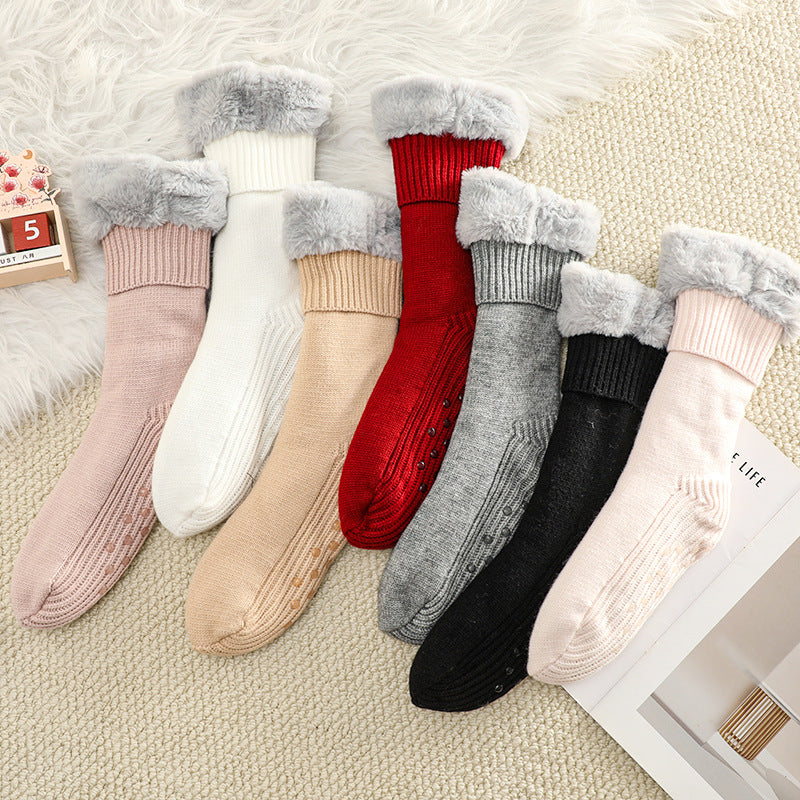 Cozy Sherpa Non-Slip Slipper Socks for Women Additional Image 8