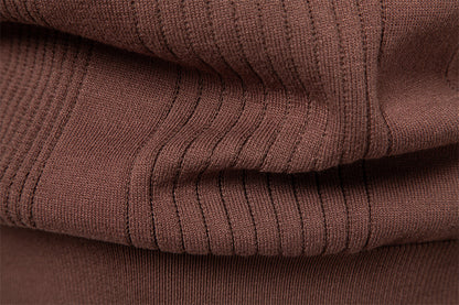 Men's Premium Half-Zip Knit Polo Sweater Additional Image 9