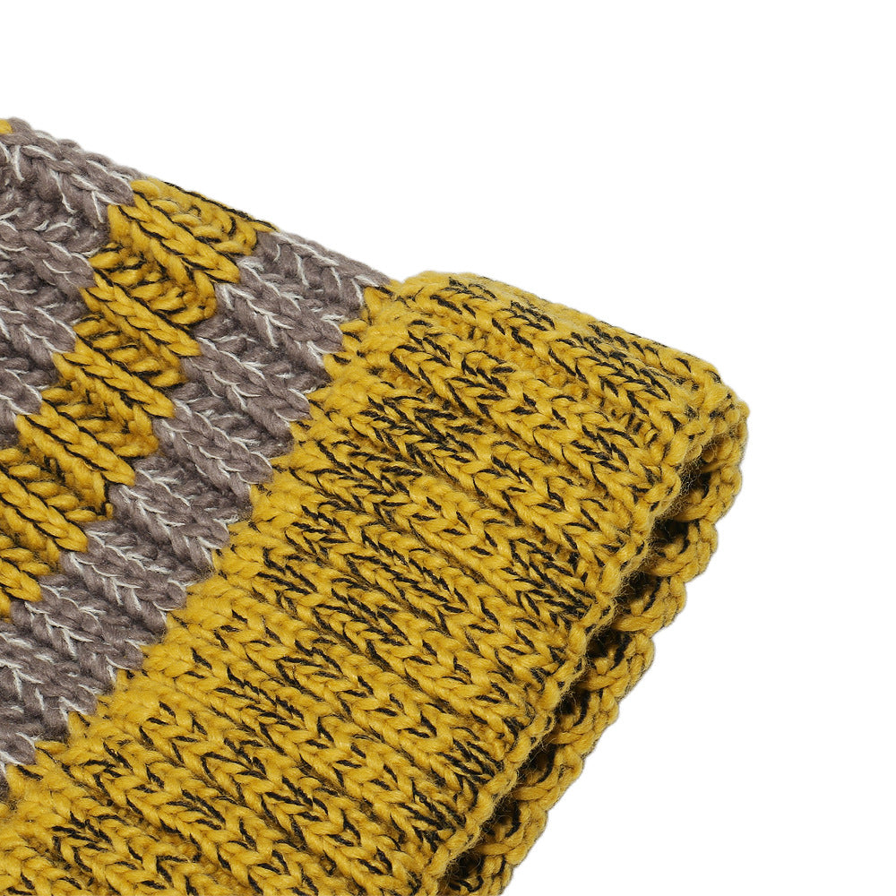 Warm Striped Knit Beanie: Cozy Outdoor Adventure Hat Additional Image 9