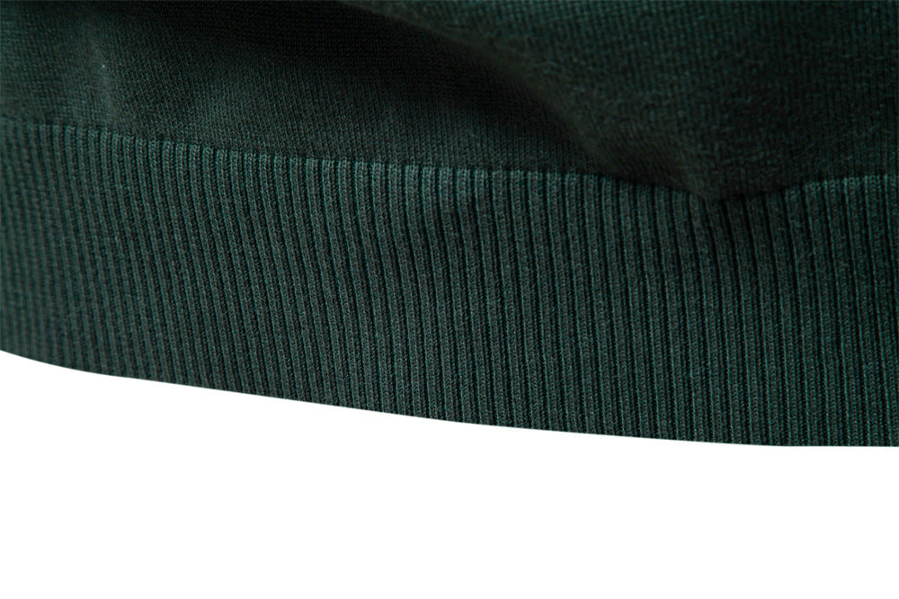 Men's Slim Fit Cotton Half-Zip Sweater Additional Image 9