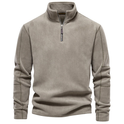 Men's Fleece Half-Zip Pullover: Warm & Stylish Additional Image 9