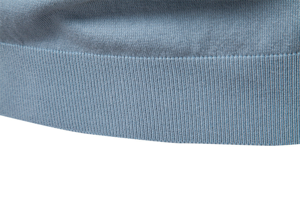 Men's Colorblock Knit Polo Shirt - Summer Casual Additional Image 9