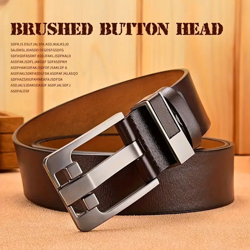 Men's Retro Pin Buckle Belt: Business Casual & Jeans Additional Image 9