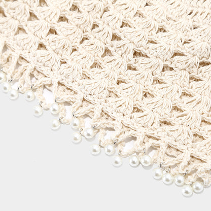 Boho Crochet Hooded Hat with Tassels Additional Image 9