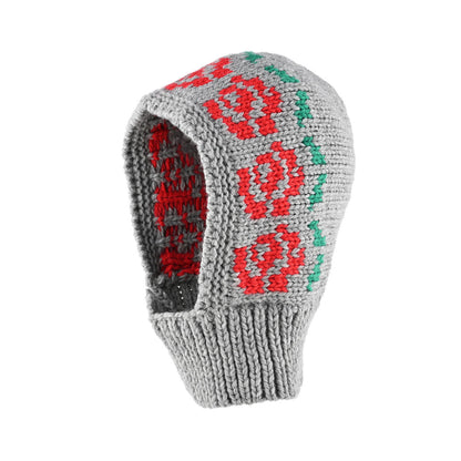 Floral Knit Balaclava Hat - Cozy Winter Warmth Additional Image 9
