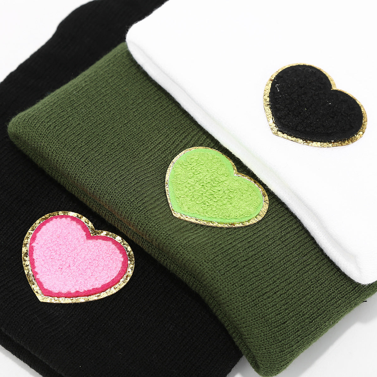 Chic Knitted Wool Hat with "Love" Label - Cozy & Stylish Additional Image 9