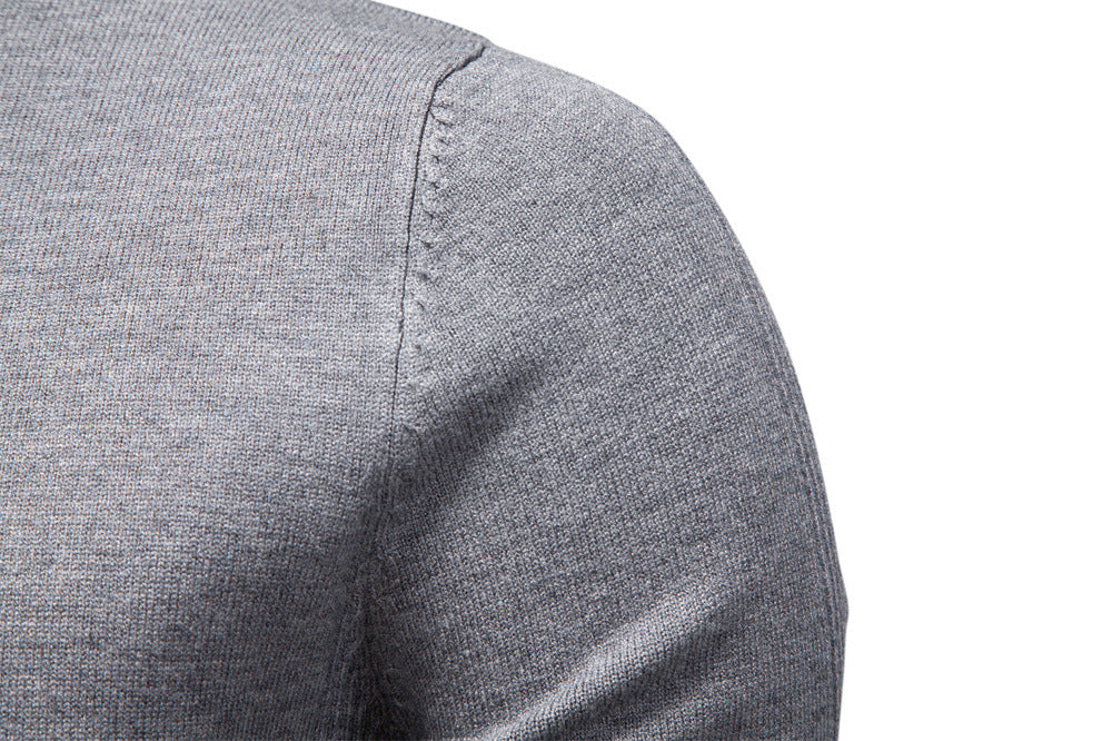 Men's Thick Knit Slim Fit Sweater Additional Image 9