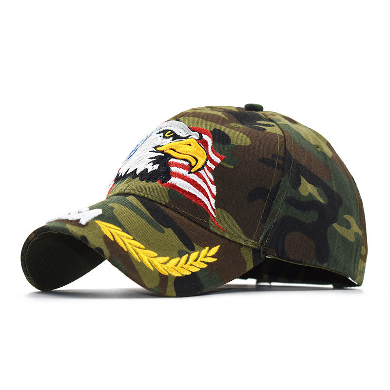 USA Eagle Camo Baseball Cap: Patriotic Pride Additional Image 9