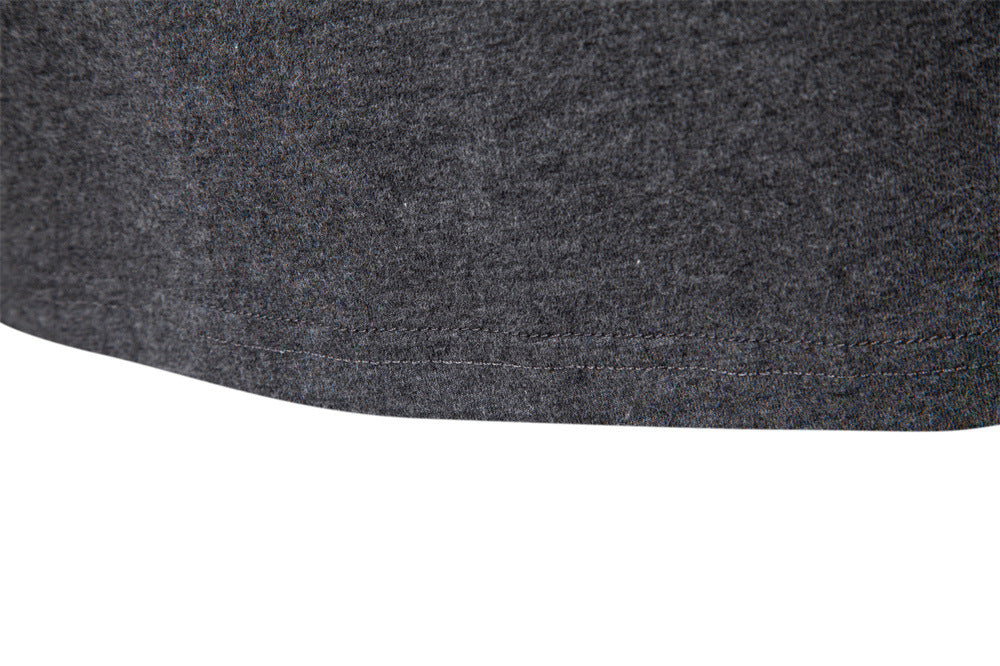 Men's Cotton Blend V-Neck Long Sleeve Tee Additional Image 9