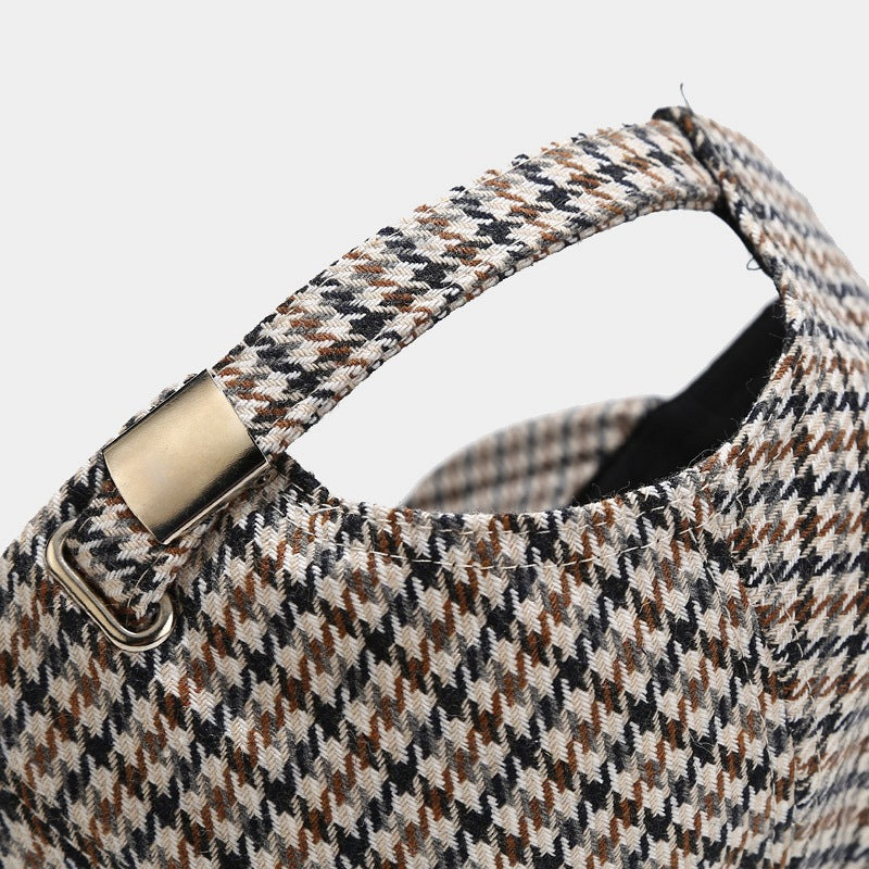 Houndstooth Baseball Cap: Korean Street Style Sun Hat Additional Image 9