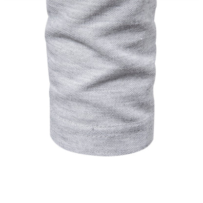 Men's Deer Embroidered Cotton Polo Shirt Additional Image 9