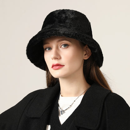 Cute Plush Bucket Hat - Korean Style Winter Warmth Additional Image 9