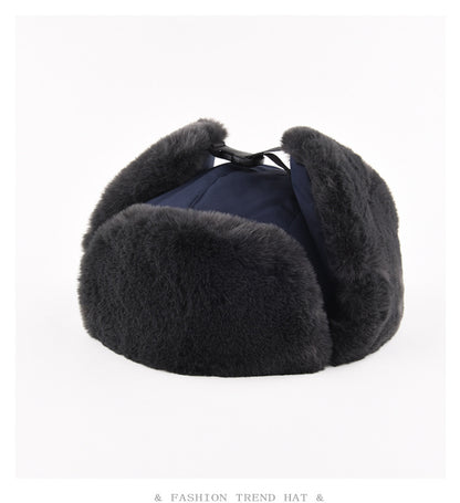 Men's Waterproof Fleece Lei Feng Winter Hat Additional Image 9