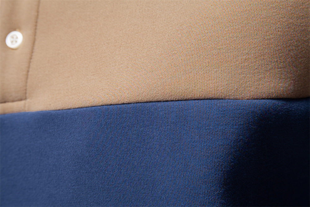 Men's Spring Polo Collar Knit Sweater Additional Image 9