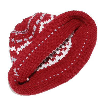 Bohemian Fair Isle Earflap Beanie - Cozy Knit Hat Additional Image 9