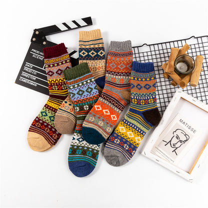 Cozy Rabbit Wool Blend Men's Mid-Tube Socks Additional Image 9