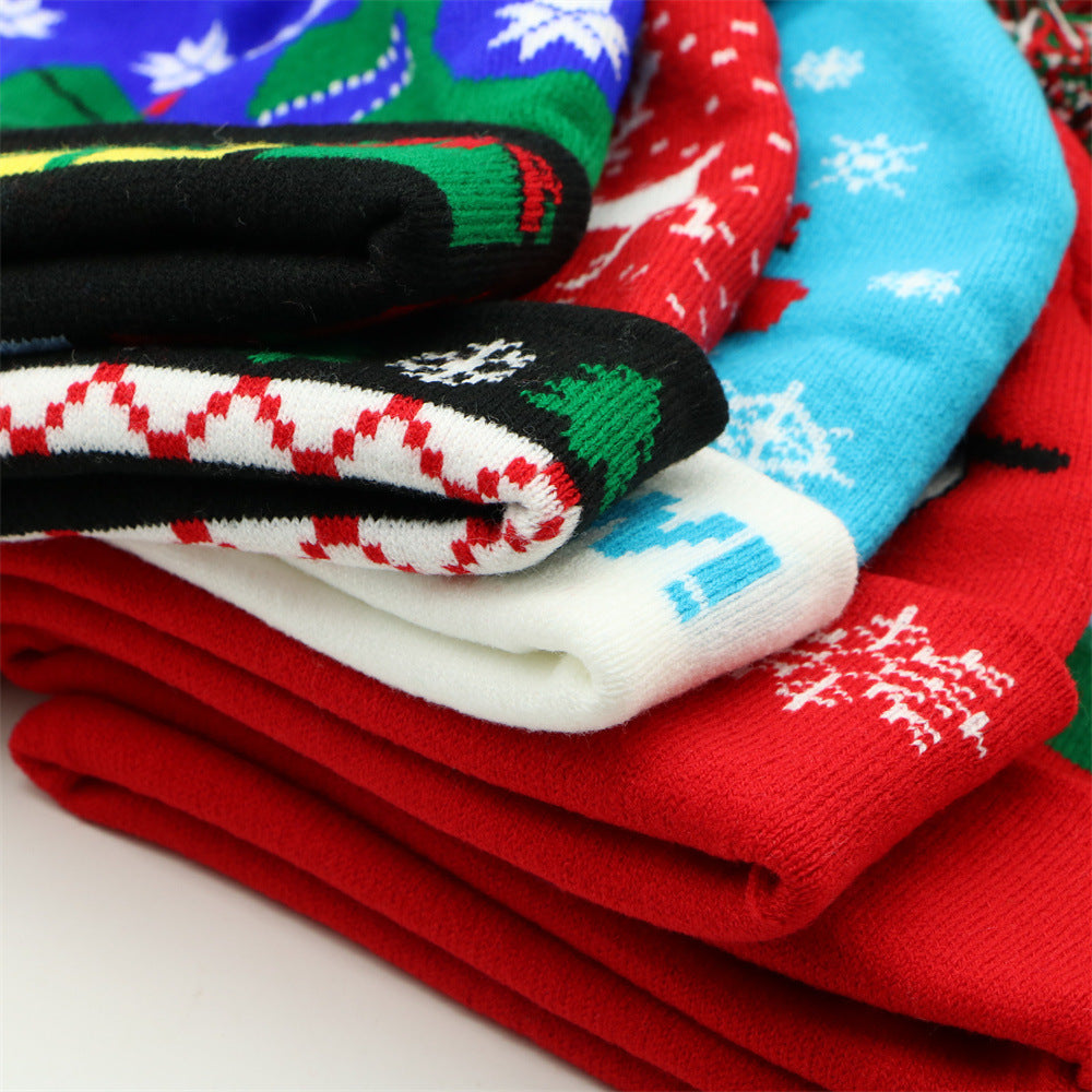 Cozy Christmas Jacquard Knit Beanie | Warm Winter Hat Additional Image 9