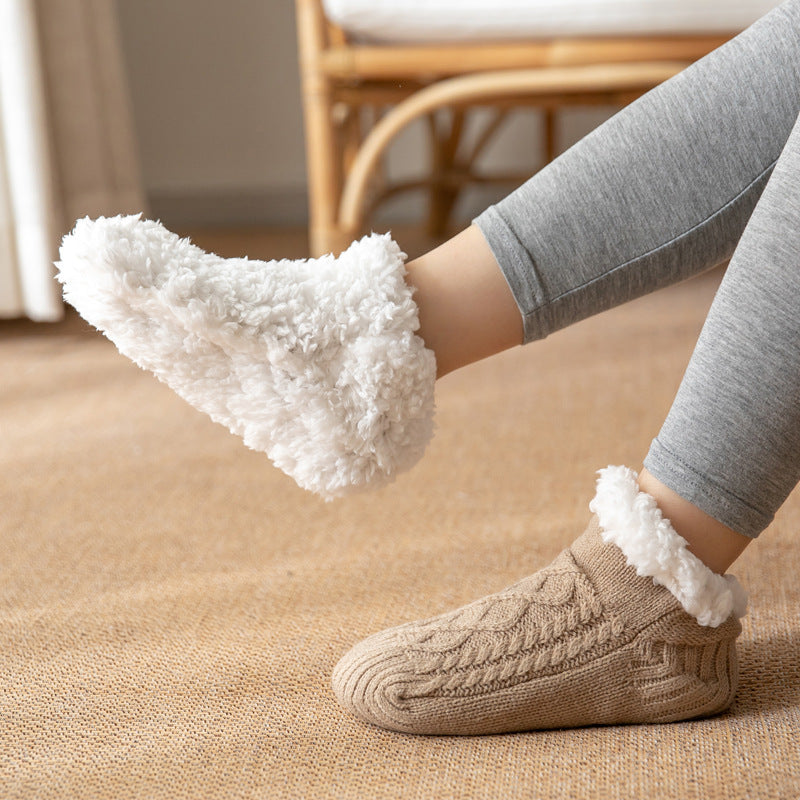 Cozy Lamb Wool Slipper Socks - Ultra-Warm Comfort Additional Image 9