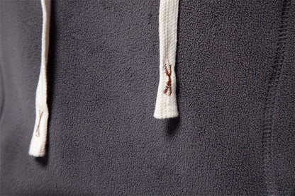 Men's Polar Fleece Hoodie: Ultimate Winter Warmth Additional Image 9