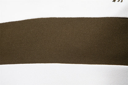 O Xiaolu Men's Embroidered V-Neck Polo Shirt Additional Image 9