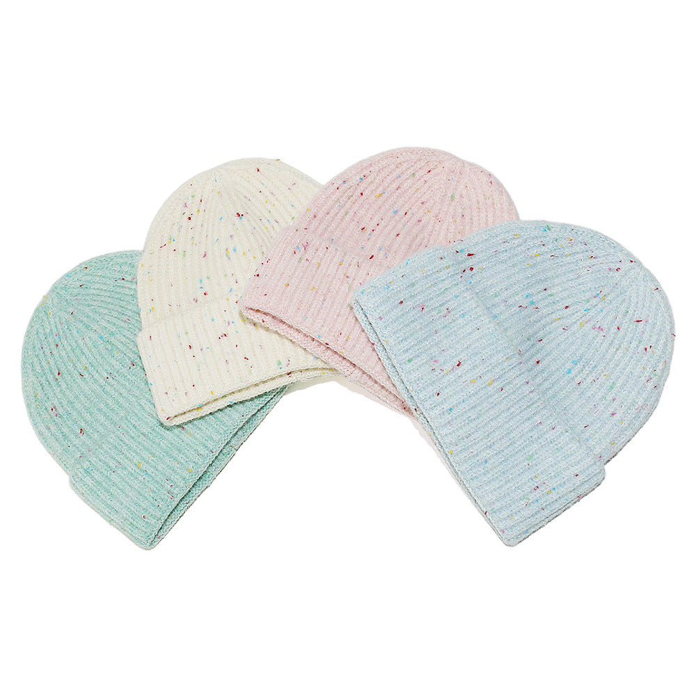 Cozy Multicolor Knit Beanie - Vibrant & Warm Additional Image 9