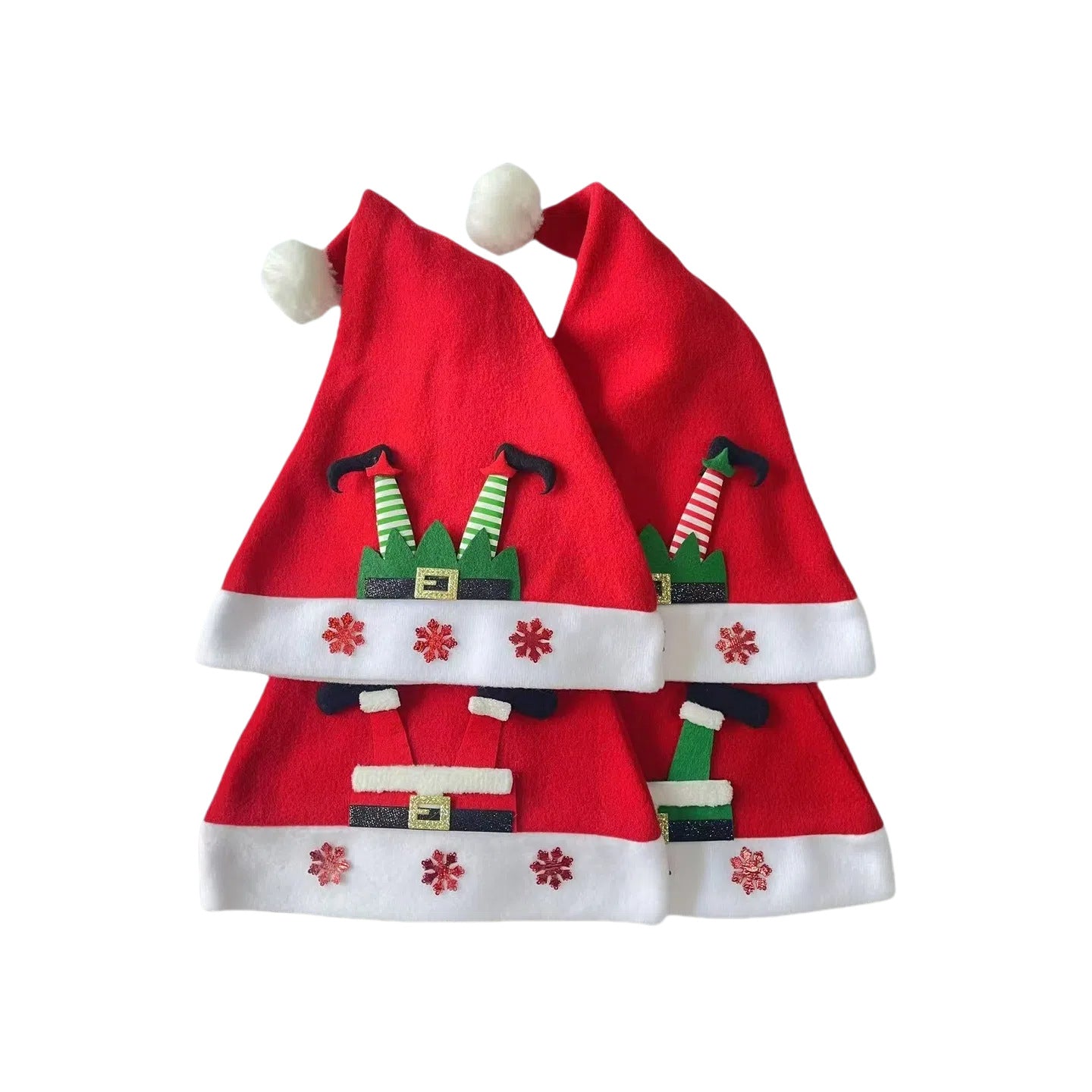 Festive Plush Christmas Hat for Kids & Adults Additional Image 9