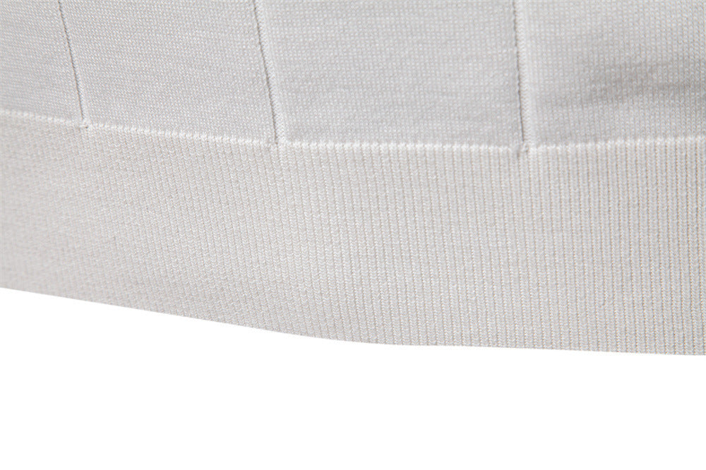 Men's Knitted Wool Polo: Business Casual Comfort Additional Image 9