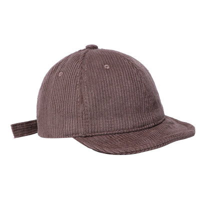 Retro Corduroy Baseball Cap - Soft Couple's Hat Additional Image 9
