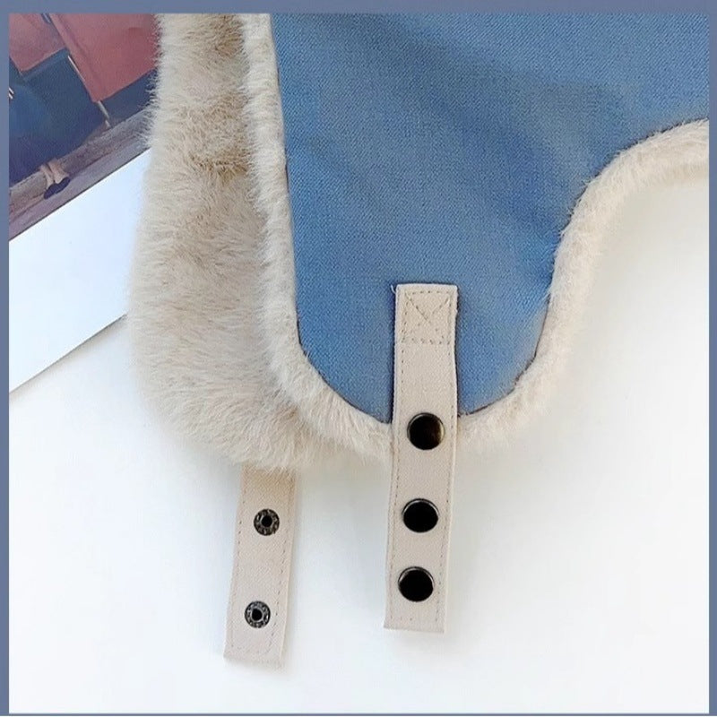 Warm Plush Lei Feng Hat - Korean Style Winter Ski Hat Additional Image 9