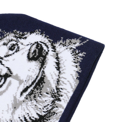 Wolf Knit Beanie: Cozy Fall & Winter Animal Hat Additional Image 9