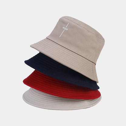 Retro Peace Embroidered Fisherman Hat Additional Image 9