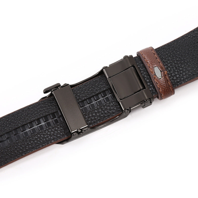 Men's Automatic Buckle Belt: Effortless Business Casual Additional Image 9