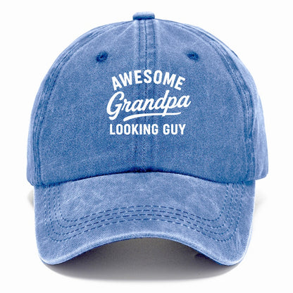 awesome grandpa looking guy Hat