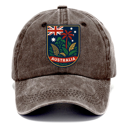 Australian Travel Badge Hat
