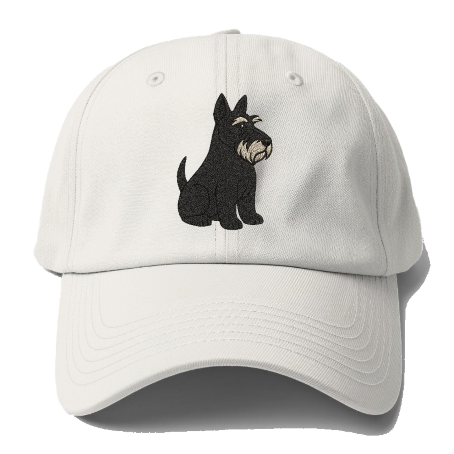Scottish Terrier Black Sitting Pose Hat