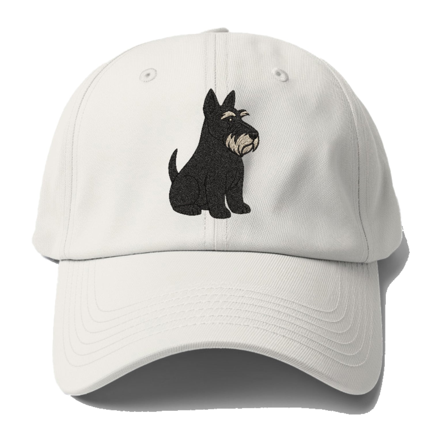 Scottish Terrier Black Sitting Pose Hat