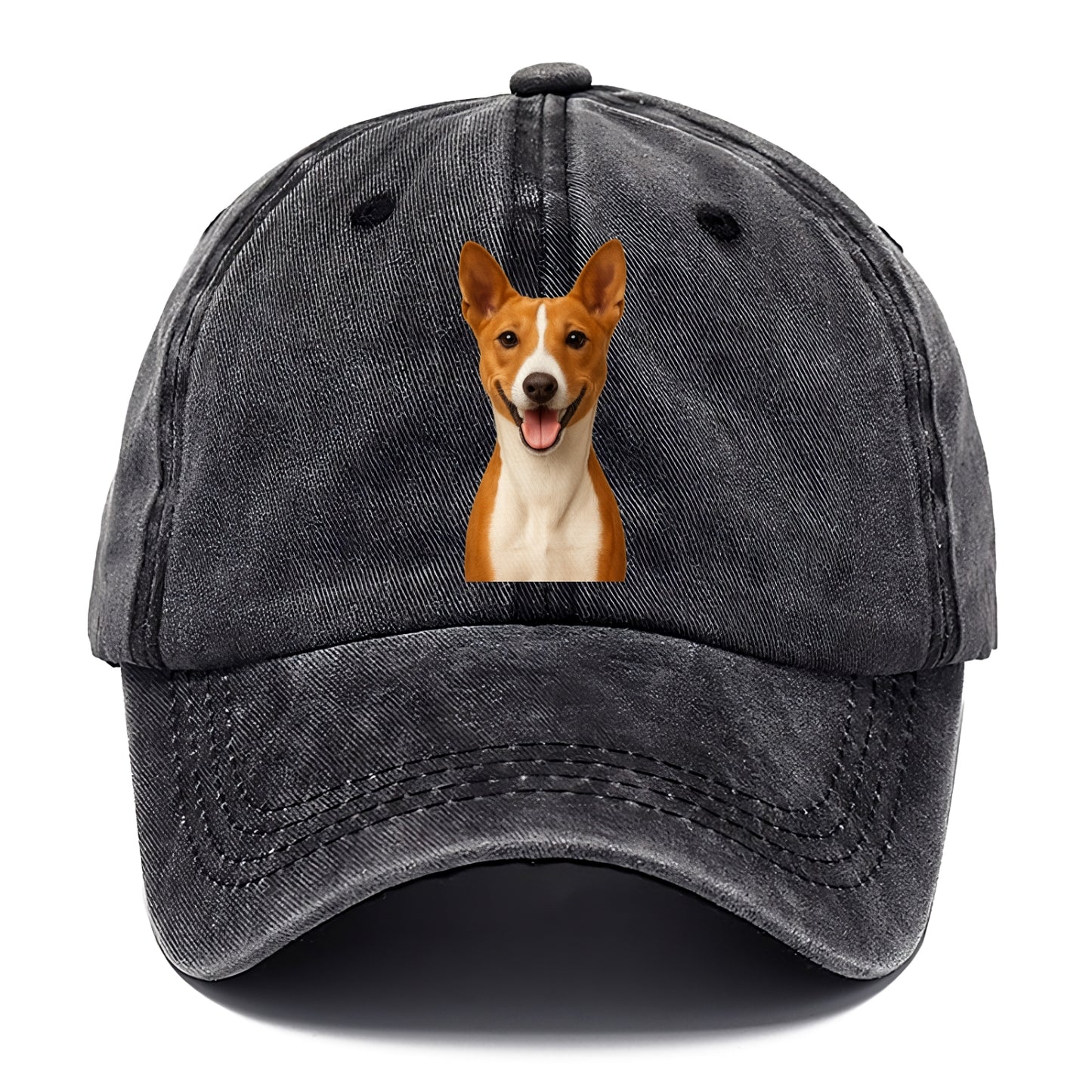 basenji portrait design Hat