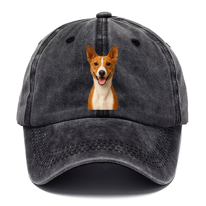 basenji portrait design Hat