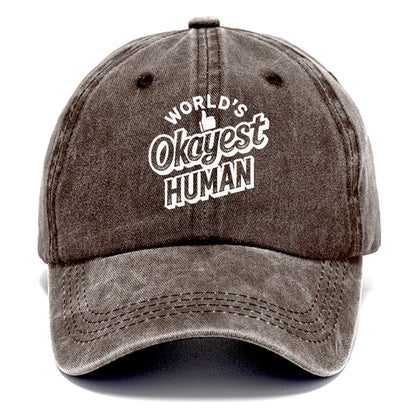 world's okayest human Hat