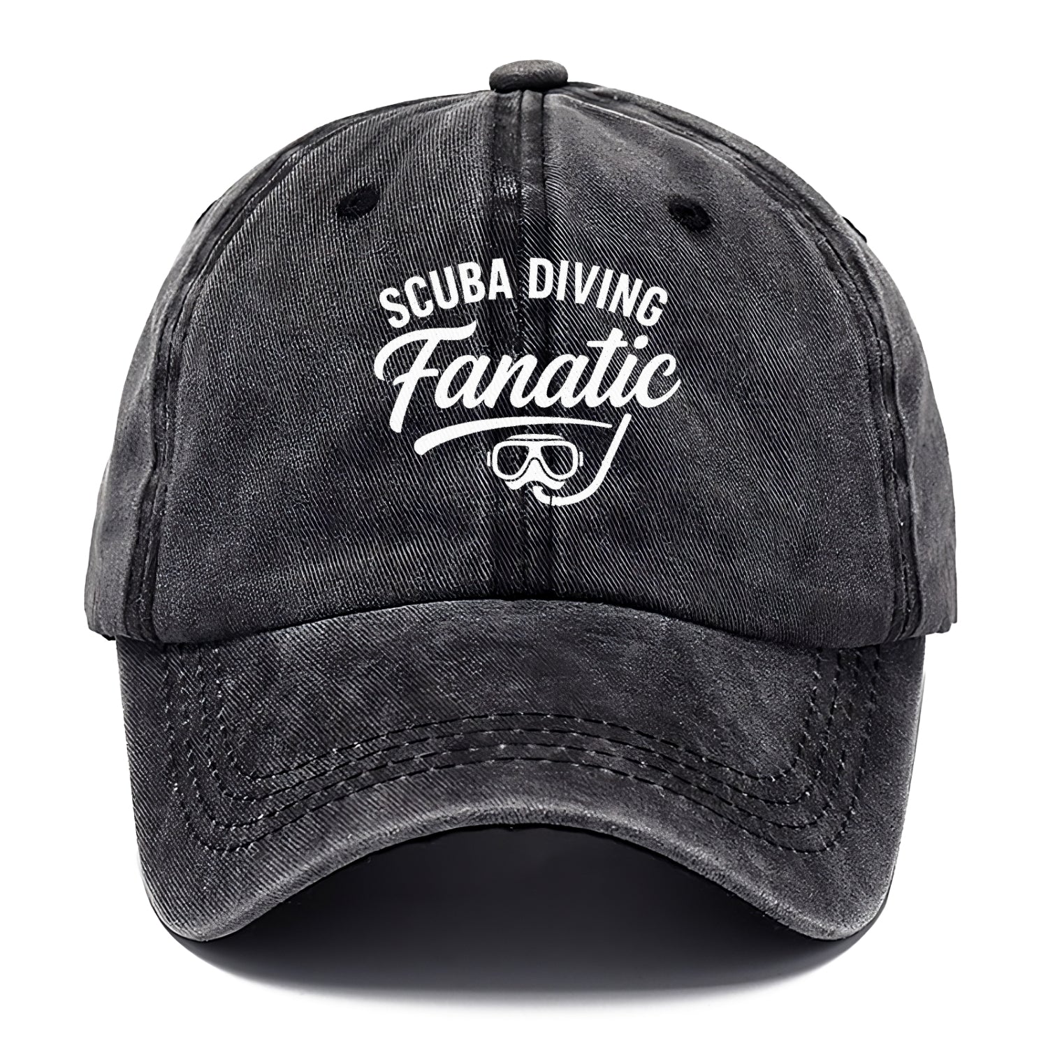 scuba diving passionate fanatic design Hat