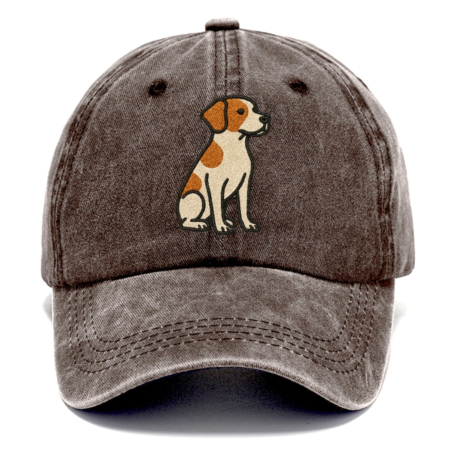 Brittany Spaniel Orange And White Design Hat