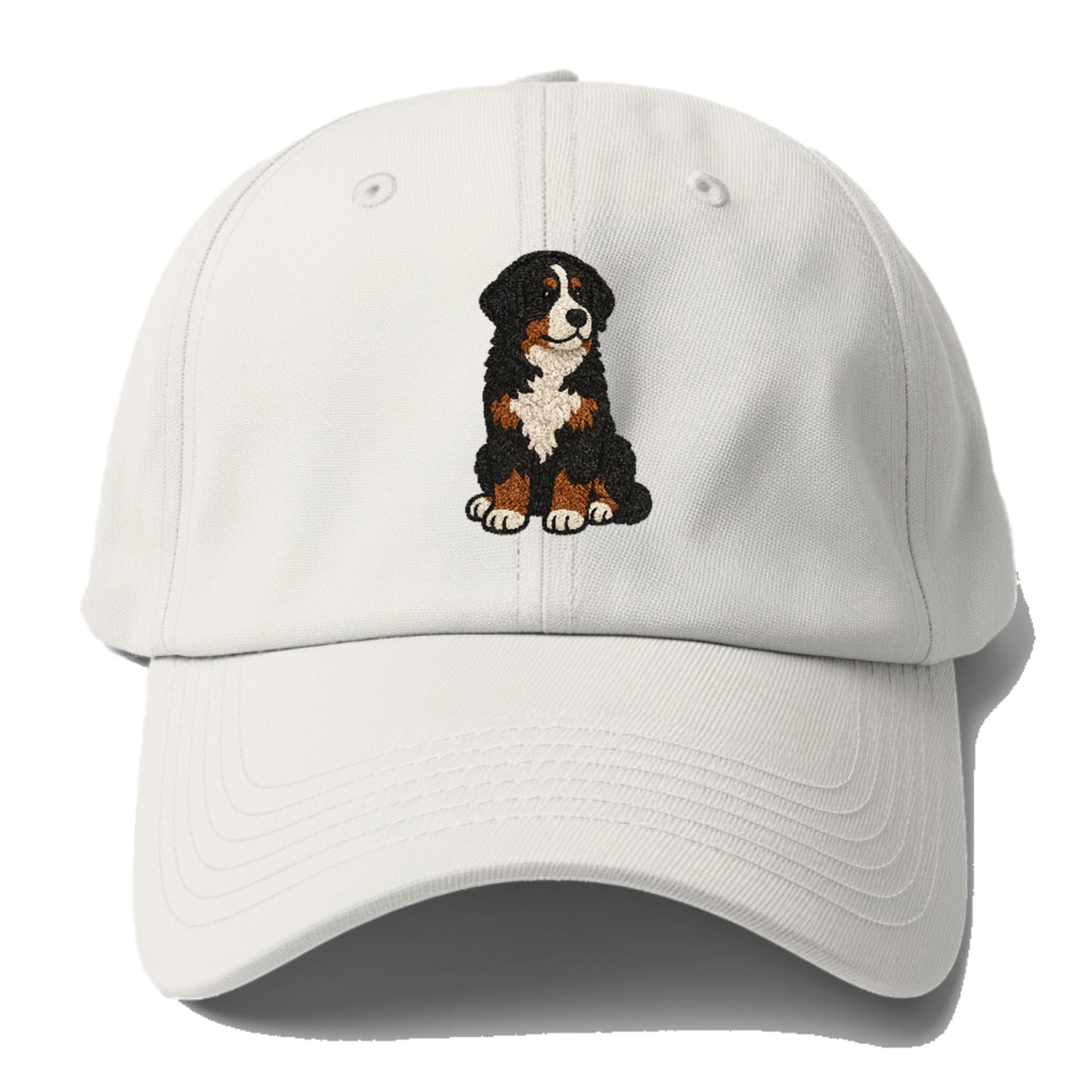 bernedoodle-tricolor-curly-playful-charm Hat