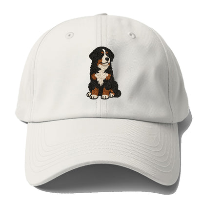 bernedoodle-tricolor-curly-playful-charm Hat