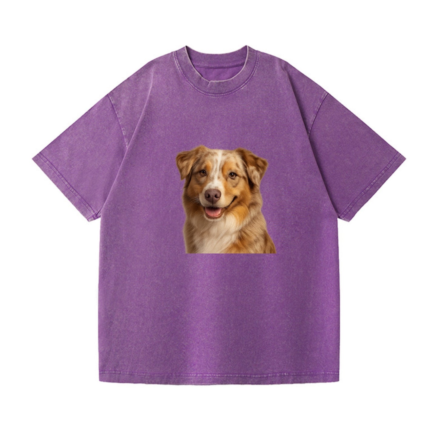 red merle australian shepherd portrait design Hat