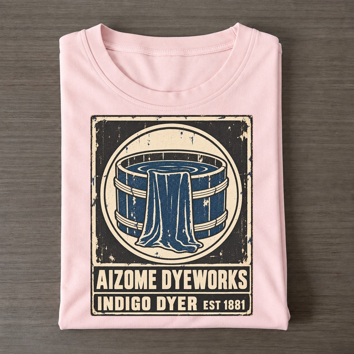 Aizome Dye House Noren Trade Co Classic T-shirt – Pink