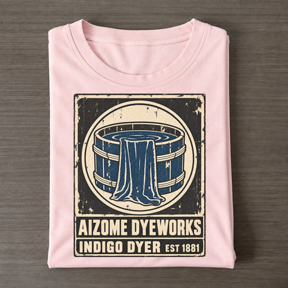 Aizome Dye House Noren Trade Co Classic T-shirt – Pink
