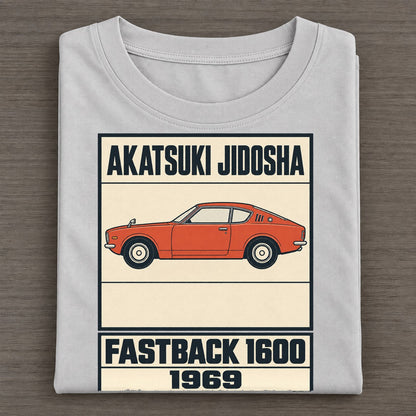 Akatsuki Fastback Showa Speed Plates Classic T-shirt – Grey