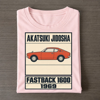 Akatsuki Fastback Showa Speed Plates Classic T-shirt – Pink